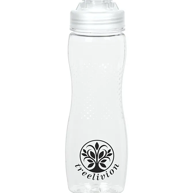 Refresh Zenith Water Bottle with Flip Lid - 24 oz - Clear