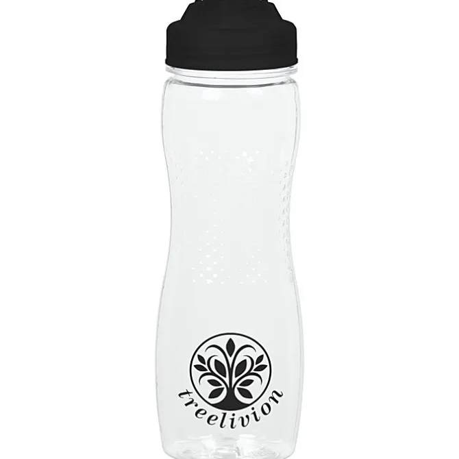 Refresh Zenith Water Bottle with Flip Lid - 24 oz - Clear
