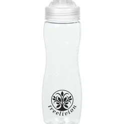 Refresh Zenith Water Bottle with Flip Lid - 24 oz - Clear