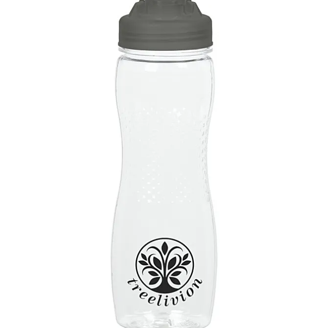 Refresh Zenith Water Bottle with Flip Lid - 24 oz - Clear