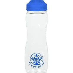 Refresh Zenith Water Bottle with Flip Lid - 24 oz - Clear