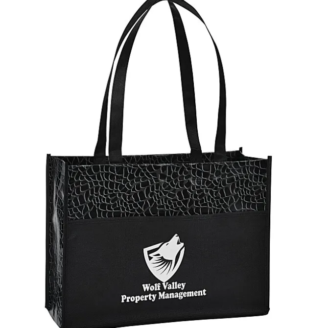 Reptile Laminated Tote
