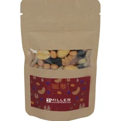 Resealable Kraft Snack Pouch - Trail Mix