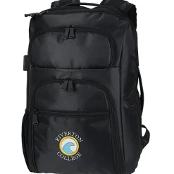 RFID Laptop Backpack - Embroidered