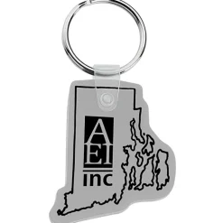 Rhode Island Soft Keychain - Opaque