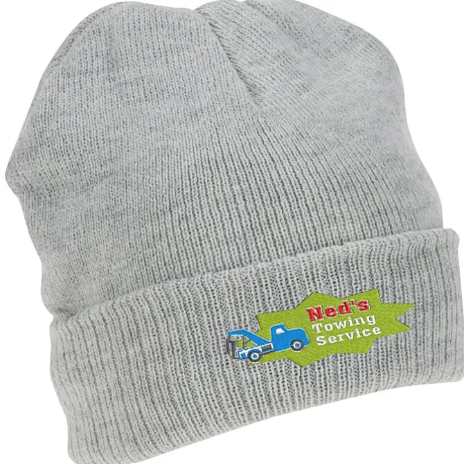 Rib Knit Beanie with Cuff