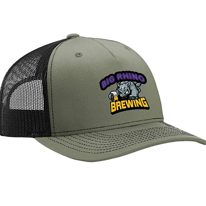 Richardson Five Panel Snapback Trucker Cap - Full Color
