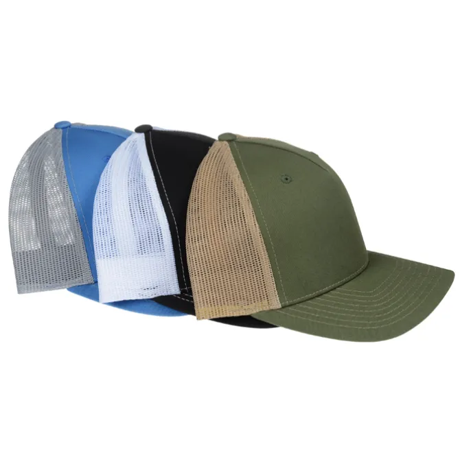 Richardson Five Panel Snapback Trucker Cap - Full Color
