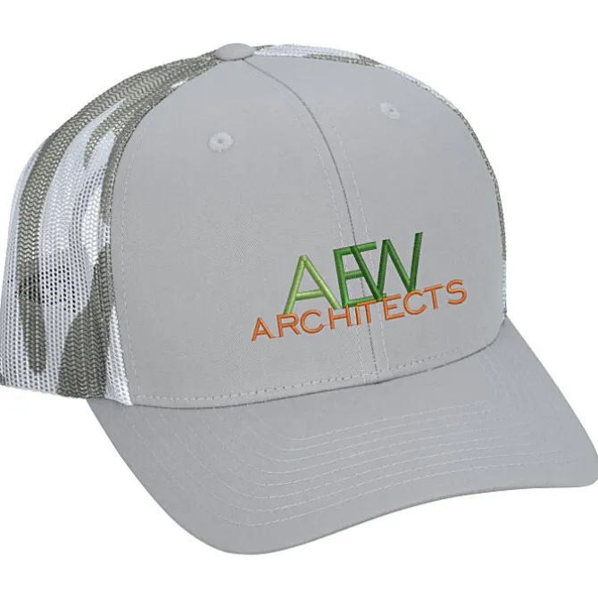 Richardson Printed Mesh Back Trucker Cap - CAMO