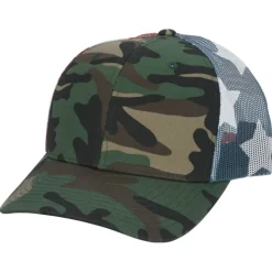 Richardson Printed Mesh Back Trucker Cap - FLAG
