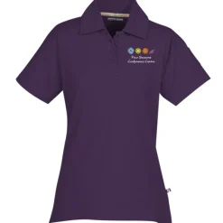 Ringspun Combed Cotton Jersey Polo - Ladies' - Embroidered
