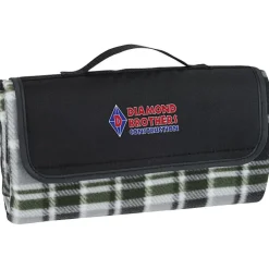 Roll-Up Picnic Blanket - Embroidered