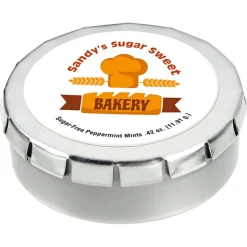 Round Mint Tin with Full Color Dome - 1-3/4 inches