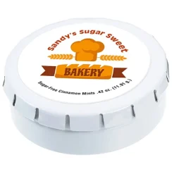 Round Mint Tin with Full Color Dome - 1-3/4 inches