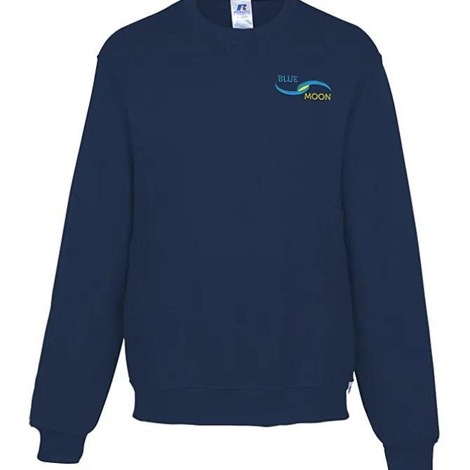 Russell Athletic Dri-Power Crew Sweatshirt - Embroidered