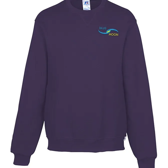 Russell Athletic Dri-Power Crew Sweatshirt - Embroidered