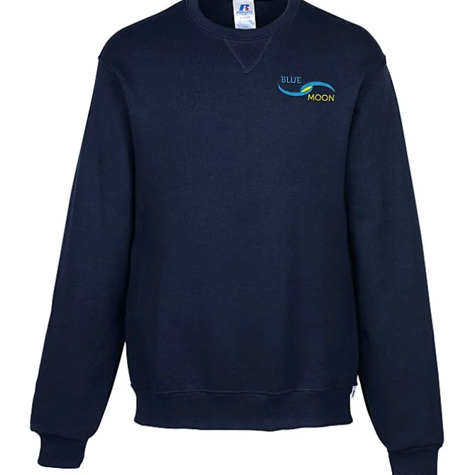 Russell Athletic Dri-Power Crew Sweatshirt - Embroidered