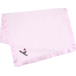 Satin Trim Tahoe Microfleece Baby Blanket