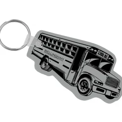 School Bus Soft Keychain - Opaque