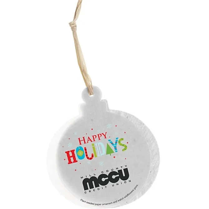 Seeded Paper Ornament - Ornament