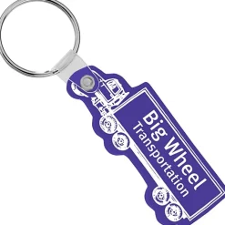 Semi-Truck Soft Keychain - Opaque