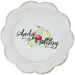 Shortbread Cookie - Full Color - Flower