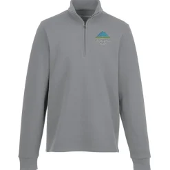 Signature Double Pique 1/4-Zip Pullover - Men's