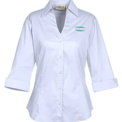 Signature V-Neck 3/4 Sleeve Blouse - Ladies' - 24 hr