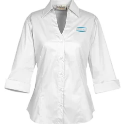 Signature V-Neck 3/4 Sleeve Blouse - Ladies' - 24 hr