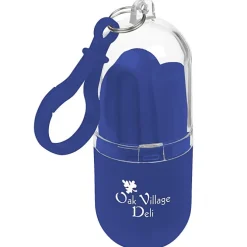 Silicone Straw in Capsule Carabiner Case