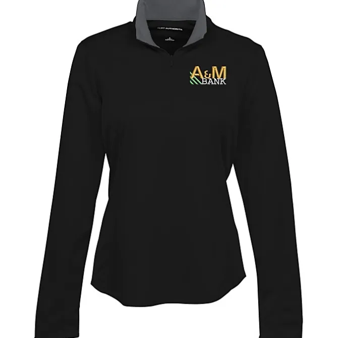 Silk Touch Performance 1/4-Zip Pullover - Ladies' - Embroidered