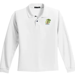 Silk Touch Sport Long Sleeve Polo - Youth