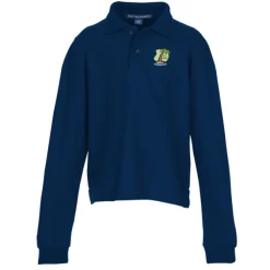 Silk Touch Sport Long Sleeve Polo - Youth