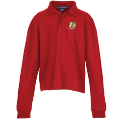 Silk Touch Sport Long Sleeve Polo - Youth
