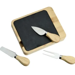 Slate & Bamboo Cheese Server Set