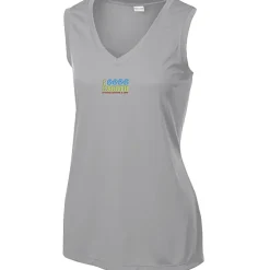 Sleeveless Contender V-Neck Tank - Ladies' - Embroidered