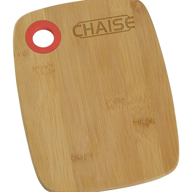 Small Bamboo Cutting Board with Silicone Ring