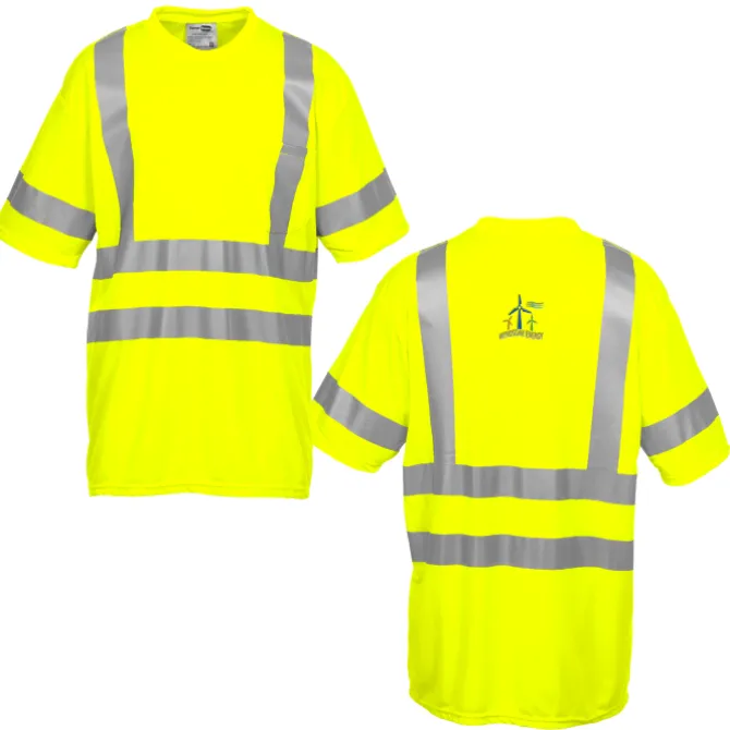 Snag-Resistant Reflective Short Sleeve T-Shirt