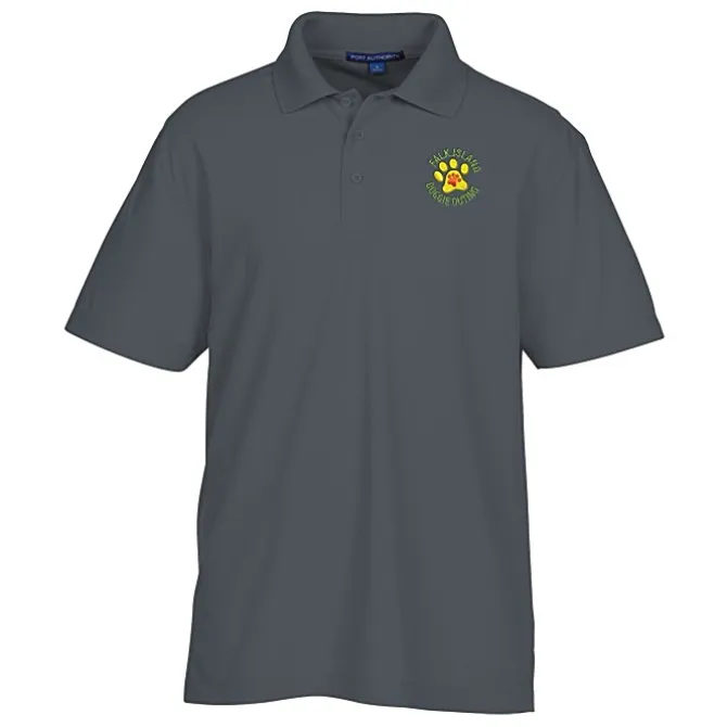 Snag Resistant Textured Performance Polo - Men's