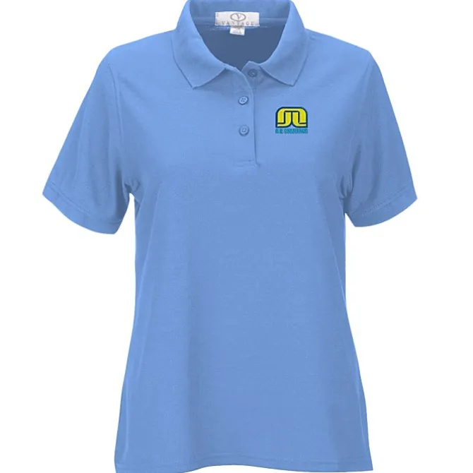 Soft-Blend Double-Tuck Polo - Ladies'
