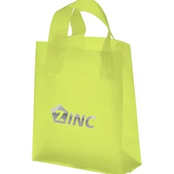 Soft-Loop Frosted Shopper - 10 inches x 8 inches - Foil