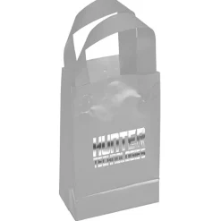 Soft-Loop Frosted Shopper - 8 inches x 5 inches - Foil