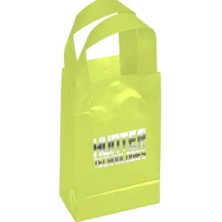 Soft-Loop Frosted Shopper - 8 inches x 5 inches - Foil