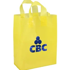 Soft-Loop Frosted Shopper - 13 inches x 10 inches - Foil