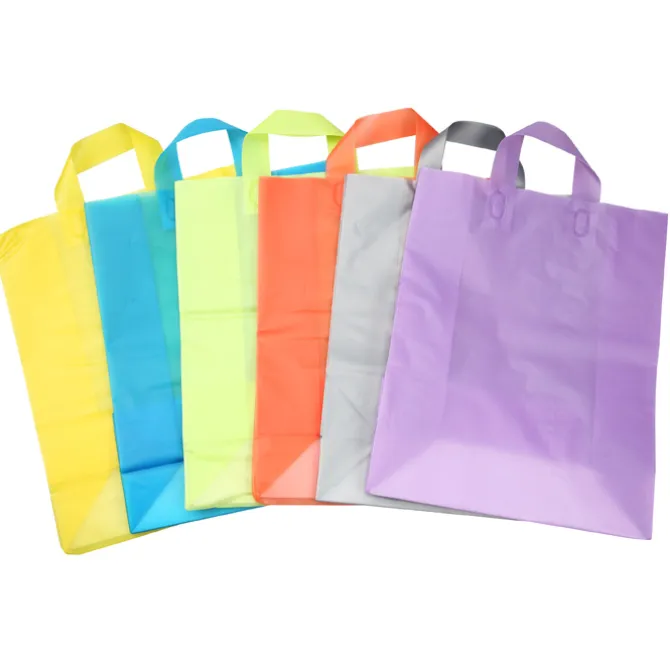Soft-Loop Frosted Shopper - 17 inches x 13 inches - Foil