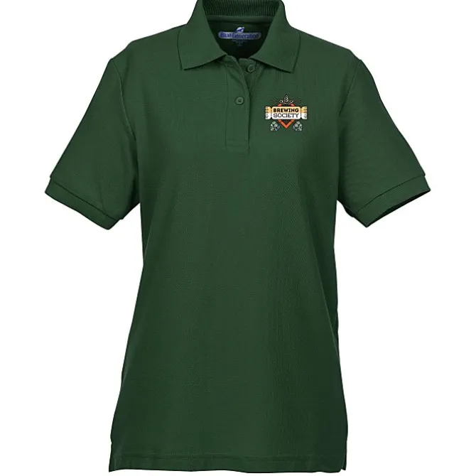Soft Touch Pique Sport Shirt - Ladies' - Full Color