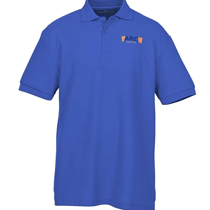 Soft Touch Pique Sport Shirt - Men's - Embroidered