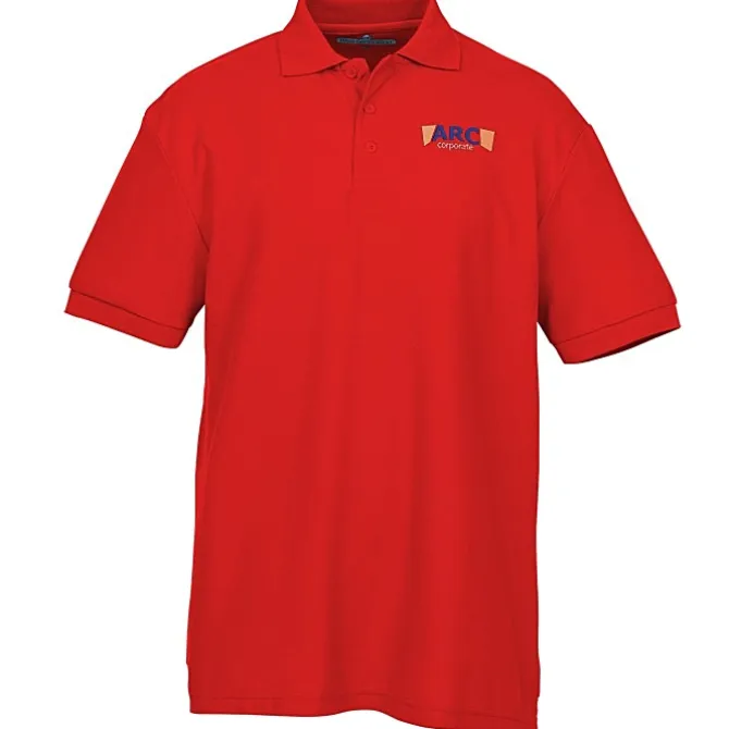 Soft Touch Pique Sport Shirt - Men's - Embroidered
