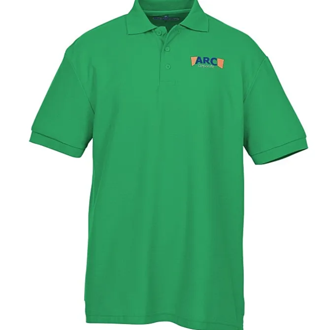 Soft Touch Pique Sport Shirt - Men's - Embroidered