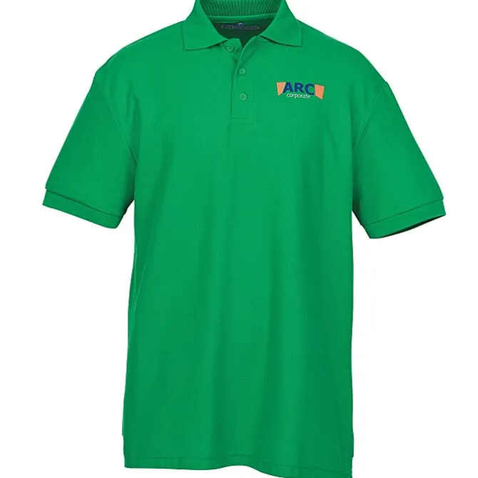Soft Touch Pique Sport Shirt - Men's - Embroidered